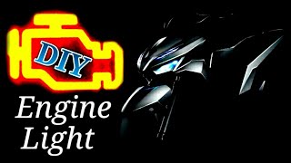 FREE DIY Engine Light Motorbike Scooter Problem Solved How to Fix Engine Warning Light [upl. by Scoville930]