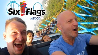 😱 PAPÁ RUSO VIVE LOCURA en SIX FLAGS MÉXICO por PRIMERA VEZ [upl. by Abbottson753]