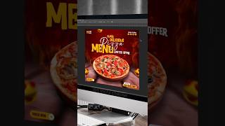 Pizza menu flyer design graphicdesign logodesgin trendingreels viralshort shortsyoutube [upl. by Ordnasil]