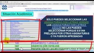 TUTORIAL DE INSCRIPCIONES REGULARES UNA [upl. by Acey]