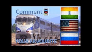 Indian Railways VS American Railways VS Russian Railways [upl. by Loise]