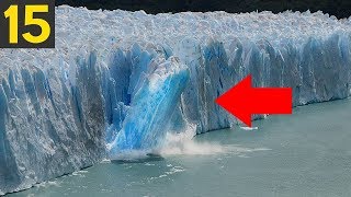 15 Largest Glacier Calving Breakoffs [upl. by Adia]