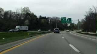 Interstates 7079  Pennsylvania Exits 21 to 18 westnorthbound [upl. by Earaj]