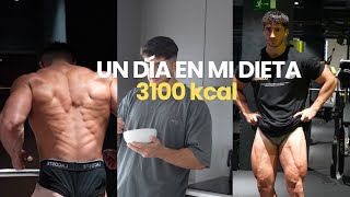 Un DÍA en mi DÍETA 3100kcal  Entrenamiento de PIERNA [upl. by Dyna483]