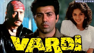 Vardi 1989 Hindi Action Movie Review  Sunny Deol  Madhuri Dixit  Jackie Shroff  Kader Khan [upl. by Yran]