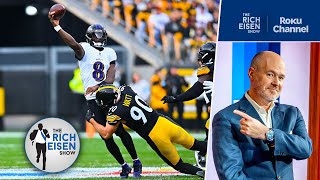 Rich Eisen Weighs In on the Steelers Beating Lamar and the Ravens Again  The Rich Eisen Show [upl. by Ardnot]