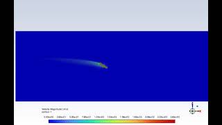 Javelin Rocket Motion Simulation with Dynamic Mesh Method Six DOF using ANSYS Fluent [upl. by Hamo]