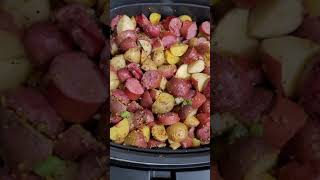 Ninja Foodi Grill Roasted Potatoes amp Sausage [upl. by Burnside]