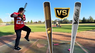 2024 Victus Vandal LEV3 vs DeMarini Voodoo One  BBCOR Baseball Bat Review [upl. by Farl136]