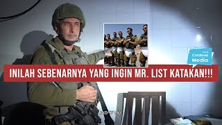 SEBENARNYA INILAH ISI HATI BUSUK MR LIST IDF TENTANG GAZA [upl. by Sankey]