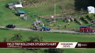 25 Injured at Chippewa orchard field trip Hayride overturns [upl. by Akel]