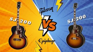 【超吉比一比 EP7】大哥與小弟的對決！  Gibson SJ200 Original VS Epiphone 1957 SJ200 [upl. by Caryl338]