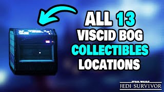 ALL 13 Viscid Bog Collectibles Locations in Star Wars Jedi Survivor STEPBYSTEP [upl. by Nikolai]