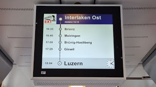 Zentralbahn Begrüssung EXT Interlaken  Luzern [upl. by Avehstab]