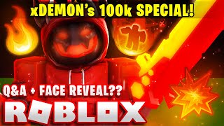 The xDemon 100k SPECIAL QampA  FACE REVEAL [upl. by Elockcin163]