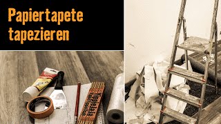 Papiertapete tapezieren Planung amp Untergrundvorbereitung  HORNBACH Meisterschmiede [upl. by Valorie]