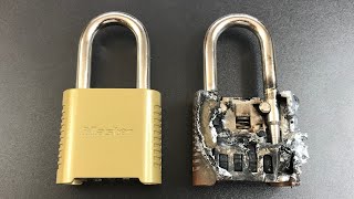 639 Master Lock 875 MELTED Open [upl. by Janeta]