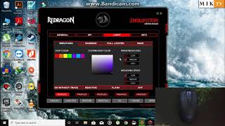 How to change lights on Redragon Mouse [upl. by Ellehcem]
