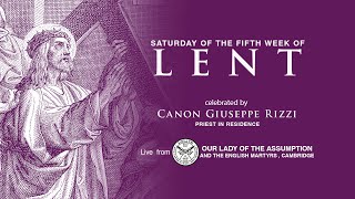 Friday of the Fifth Week of Lent  March 22 [upl. by Neruat]