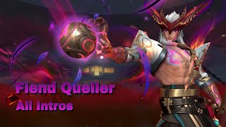 All 5 Fiend Queller Skins INTROS  Animated Splash Arts  Wild Tift [upl. by Assenna]