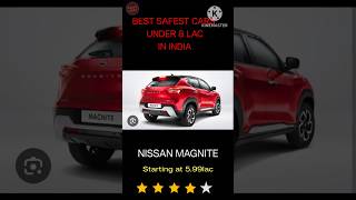 BEST SAFEST CAR UNDER 8 LAC IN INDIAautomobile fastestcars cars evolution top fastauto [upl. by Bbor]