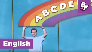 Learn the alphabet in English with BASHO amp FRIENDS [upl. by Adaliah]