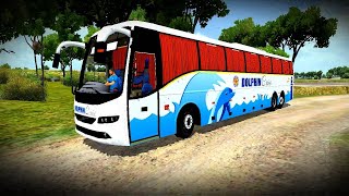 APSRTC DOLPHIN CRUISE VOLVO B11R FACELIFT MOD  BUS SIMULATOR INDONESIA [upl. by Llacam]