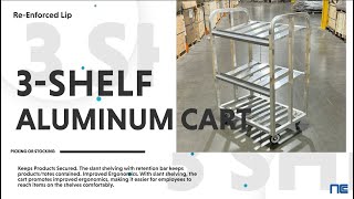 Slant Pick Carts  Order Picker Cart  Tote Cart [upl. by Lorelie]