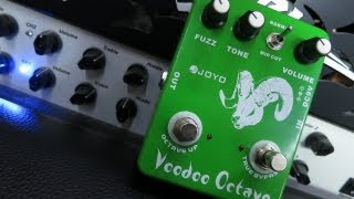 Joyo Voodoo Octave  Pedal Demo [upl. by Ahsiyk]