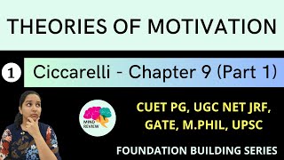 PSYCHOLOGY Ciccarelli Chapter 9  Part 1  THEORIES OF MOTIVATION  Mind Review [upl. by Jutta]