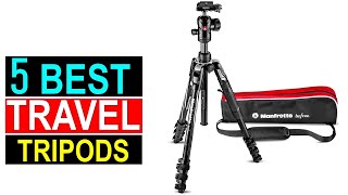 Best 5 travel tripods of 2024  Top travel tripods Reviews [upl. by Fabrianne619]