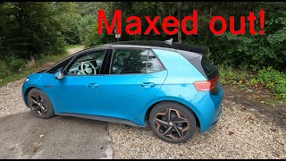 Maxing Out the VW ID3 on the German Autobahn  Top Speed Test [upl. by Dnomed]