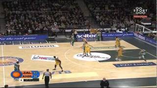 Kauno Žalgiris vs Chimki Sonny Weems authority game winner dunk [upl. by Niac]