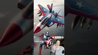 💥Avengers but JET FIGHTER  WHO IS BEST✅shorts avengers marvel hankidherocartoon [upl. by Breban613]