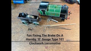 Lets Have Some Stress Free Fun Fixing The Brake Lever On This Hornby O Gauge 101 Clockwork Loco [upl. by Tiffanie]