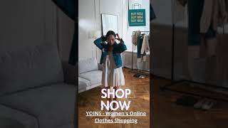 yoins clothing try on haul online [upl. by Norina91]