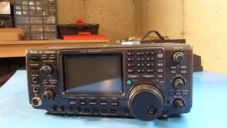 Icom IC746pro Backlight Repair Highlights [upl. by Notsyrb884]