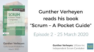 Gunther Verheyen reads his book quotScrum  A Pocket Guidequot in Daily Scrum Pocketcasts  Episode 2 [upl. by Sheets]