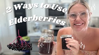 Boost Your Immune System Naturally  Make Elderberry Syrup and Tincture [upl. by Grania532]