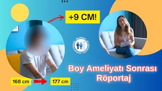 9 cm Uzayan Boy Uzatma Hastamız Peter ile Röportaj [upl. by Oluas360]