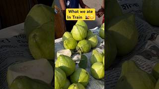 What we ate in train 🚂 food foodshorts shorts ytshorts train travel journey shiridi [upl. by Eedeed]