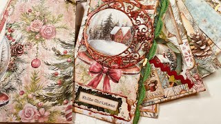 Part 4  USING DIE CUTS for my December Daily with Tags [upl. by Shellie]