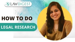 How to do Legal Research  Law Research [upl. by Bascomb]