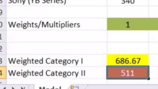 Excel Modeling video05 [upl. by Hplodnar498]