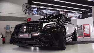 AMG GLC 63 SPS Graphene Coating and Gtechniq Products Demo [upl. by Ellwood9]