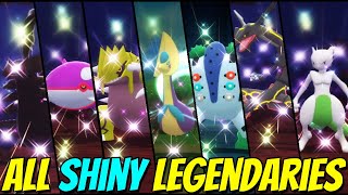 ALL SHINY LEGENDARIES in Pokemon Brilliant Diamond and Shining Pearl [upl. by Parthinia779]