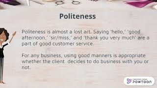 4 Characteristics of Customer Service [upl. by Frasier]