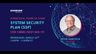 A Practical Guide to Your System Security Plan SSP for CMMCNIST 800171 [upl. by Refotsirc161]