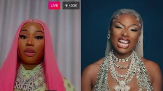 Nicki Minaj Warns Megan Thee Stallion After Hiss Diss Track quotU Disrespected My Family Its Overquot [upl. by Naleek]