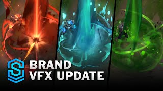 Brand Visual Effect Update Comparison  All Affected Skins  League Of Legends  Visual Rework [upl. by Elletse]